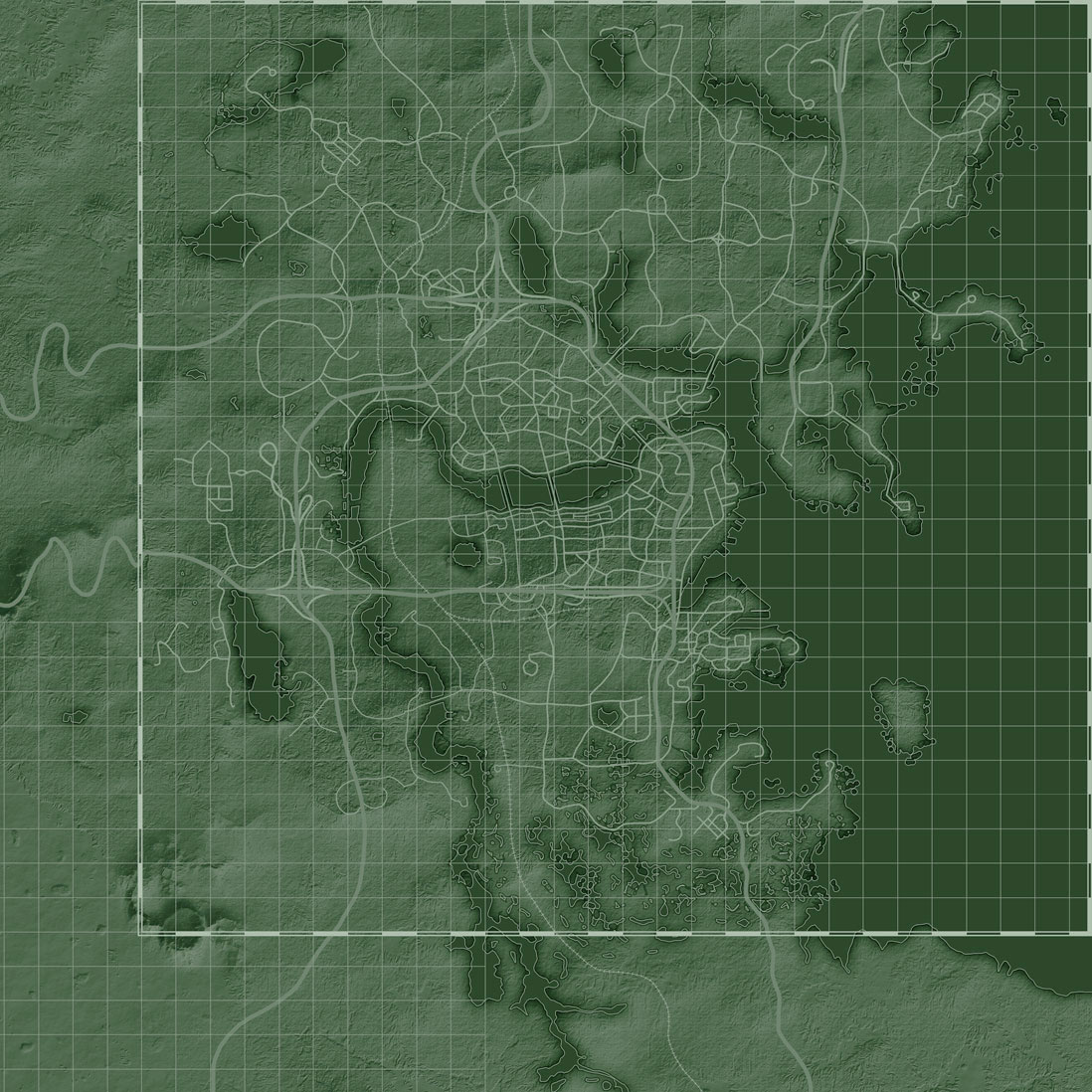 Fallout 3, Map of all discoverable locations