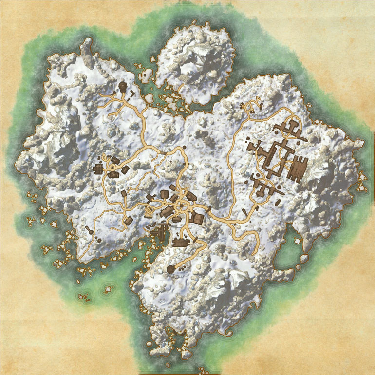 Map of Bleakrock Isle